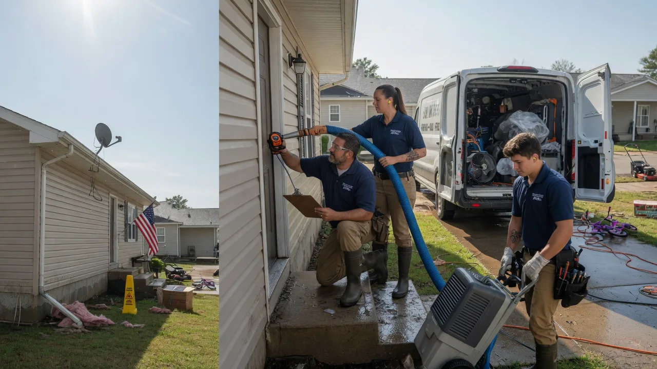 Ceiling Water Damage Restoration in Italy, TX near me